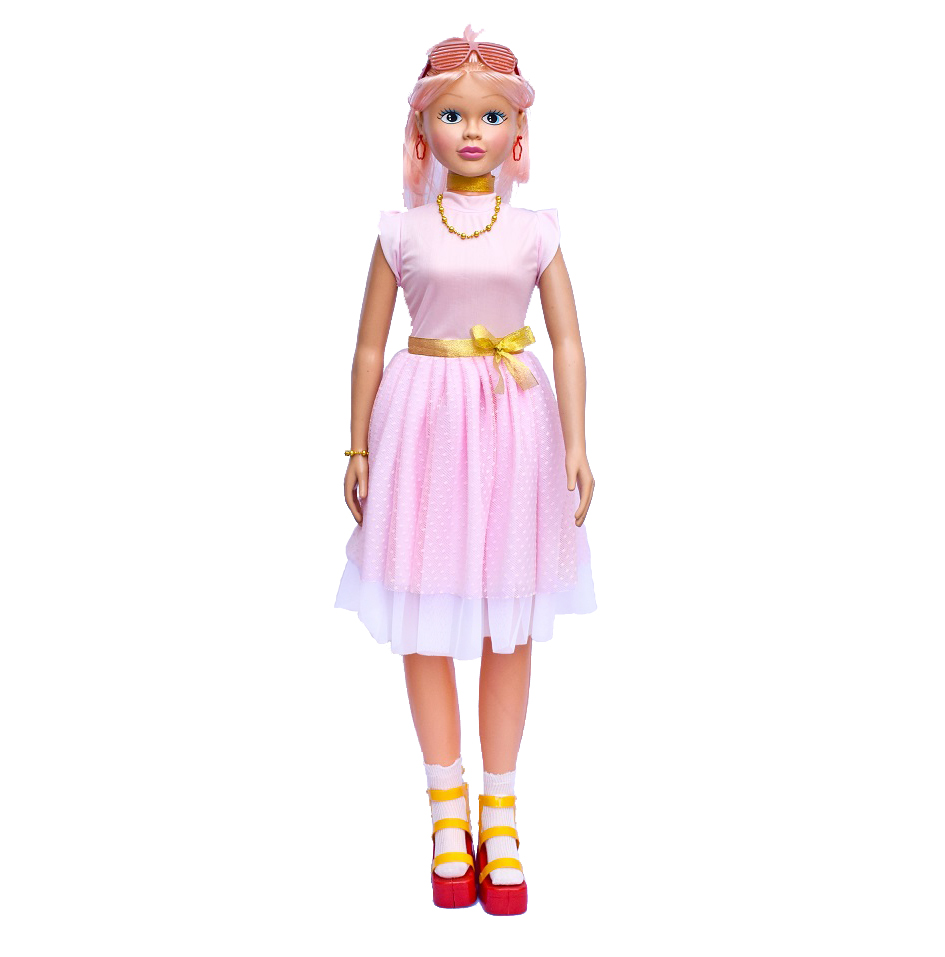 عروسک باربی بزرگ راهرو ۱۲۷ سانت مدل سارافون توردار